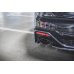 Накладки сплиттеры боковые на задний бампер на Audi RS5 B9 рестайл
